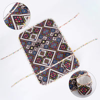 Sewing Machine Dust Cover with Storage Pockets, Foldable Nordic Style Protective Cover
