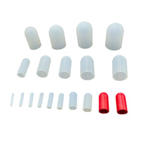 High-Temperature Resistant Silicone Protective Caps for Spray Painting, Electrophoresis, and Electroplating External Thread Protection