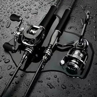 Carbon Fiber Lure Fishing Rod and Reel Combo for Freshwater and Saltwater Angling