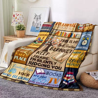 Vintage Oil Painting Print Flannel Blanket for Home, Nap, and Shawl - Thickened & Customizable