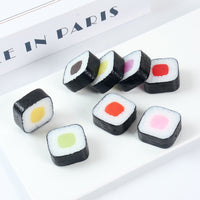 Realistic Japanese Sushi Rice Ball Keychain Pendant Food Model Toy