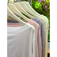 Women's Ice Silk Sun Protection Off-Shoulder T-Shirt