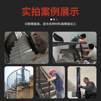 Wrought Iron Stair Handrail Safety Guardrail for Home and Commercial Use