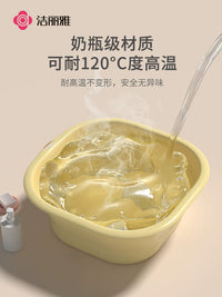 Jie Li Ya Foldable Wash Basin for Home, Dorm, Travel, and Outdoor Use - Thickened Portable Design
