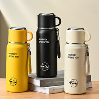 Jintang 316 Stainless Steel Insulated Water Bottle with Dual-Drink Lid, Portable for Sports & Travel