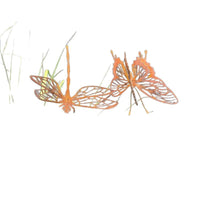 Metal Dragonfly Butterfly Wall Decor Outdoor Garden Art