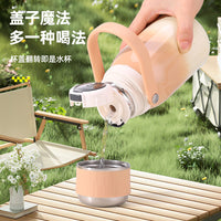 316 Stainless Steel Insulated Tumbler with Straw, Large Capacity Portable Water Bottle