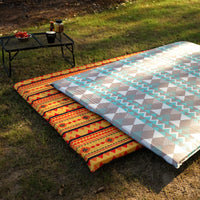 Self-Inflating Double Camping Mat with Dual Air Valves, Thickened Moisture-Proof Pad for Outdoor Activities and Naps