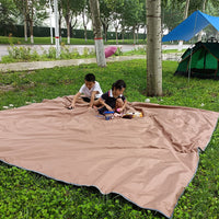 Outdoor Camping Tarp Sun Shelter with Poles and Accessories for Picnic Beach Travel