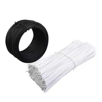 Galvanized Iron Wire Twist Ties with PVC Coating for Gardening and Cable Management