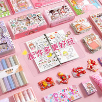 Girls' Journaling & Guka Craft Kit - Diary, Stickers, Guka Cards, and Stationery Gift Set