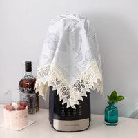 Embroidered Lace Dust Cover for Blenders, Juicers, and Small Appliances