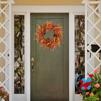 Autumn Berry Eucalyptus Wreath for Halloween & Fall Decor