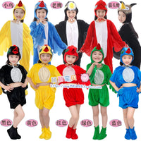 Kids' Animal Costume Set for Stage Play and Performances - Hippo, Bird, Pig, Rabbit, Fox, Crocodile