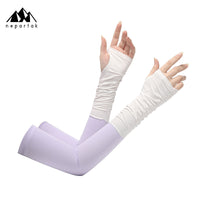 Women's UV Protection Cooling Arm Sleeves for Cycling and Driving