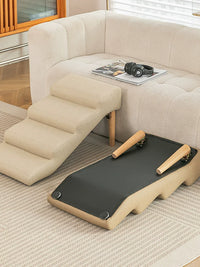 Pet Car Ramp Foldable Stairs for Large, Medium, Small Dogs and Cats, Washable Steps for Beds, Sofas, and Bay Windows