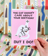 British Wrap Birthday Card for Couples, Confession, Blessing, Thank You, Cute, Humorous, Creative Gift Card for Cats and Dogs