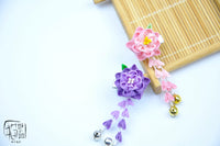 BJD/DD Doll Japanese Style Hair Clip Headpiece for 1/4, 1/3, Baby, and Uncle Sizes