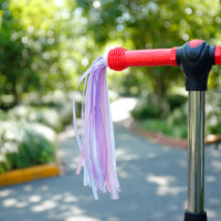 Kids Bike Streamers Handlebar Tassels for Balance Bikes and Scooters, 18-Piece Fabric Ribbon Decoration