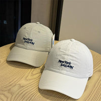 Unisex Quick-Dry Breathable Waterproof Baseball Cap with Wide Brim and Embroidery