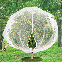 Garden Plant Protective Netting with Drawstring and Zipper for Fruit Trees and Flowers