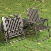 Portable Folding Recliner Chair for Outdoor Camping Beach Patio Picnic