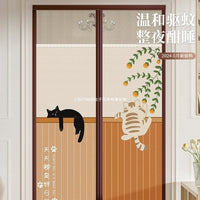 Magnetic Screen Door with Hook & Loop Fastener for Insect Protection