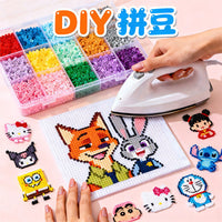 2.6mm Perler Beads DIY Kit with 265 Colors and Storage Box