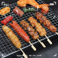 Realistic Japanese Charcoal-Grilled Food Model, Wheat Gluten Crispy Cartilage Ball, Nagoya Chicken Skewer, Display Window Prop