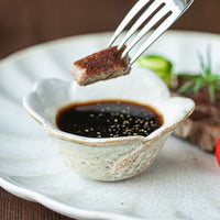Japanese Retro Ceramic Dipping Sauce Dishes, Small Seasoning Plates for Table Decoration