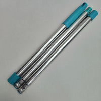 Stainless Steel Rake Handle, 3-Section Adjustable, for Leaf Rakes and Garden Tools
