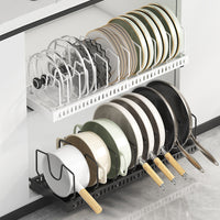 Under-Sink Pull-Out Cabinet Organizer for Pots, Pans, Lids, and Dishes