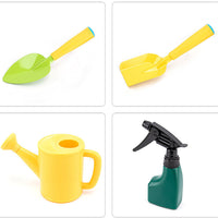Kids' 11-Piece Gardening Tool Set for Outdoor Planting and Sand Play