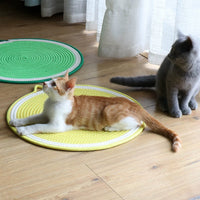 Hand-Woven Cotton Rope Cat Paw Pad - Scratch-Resistant Pet Sleeping Mat
