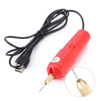 Mini USB Electric Drill Kit for DIY Jewelry Crafting and Doll Accessories
