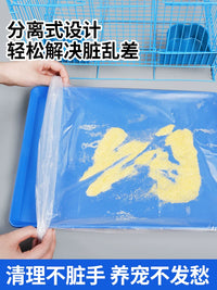 Disposable Pet Cage Tray Liners for Rabbits, Dogs, Birds - Leak-Proof Plastic Waste Bags