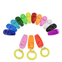 2-in-1 Pet Training Clicker Whistle for Dog Training and Behavior Correction