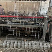 Galvanized Steel Ring-Lock Field Fence for Livestock and Orchard Protection