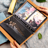 DIY Photo Album Scrapbook for Instant Photos and Cards, 6-inch Picture Collection Book
