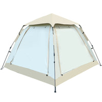 Automatic Pop-Up Camping Tent with UV Protection and Mosquito Net for Outdoor Picnic Beach