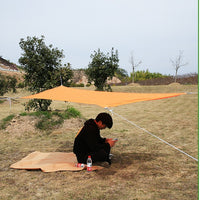 Outdoor Camping Tarp Shelter Sunshade Rainproof Oxford Cloth Tent Set
