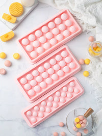 Faybake Silicone Mooncake Filling Mold with Lid for Ice Cubes, Yogurt, and Custard