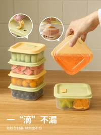 Portable Food Storage Containers for Kids and Adults, Leak-Proof Bento Box Set for Lunch, Snacks, and Picnics