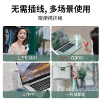 Portable USB Rechargeable Mini Handheld Fan with Low Noise for Desk, Dorm, Office
