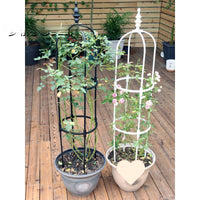 Metal Garden Trellis for Climbing Plants, Outdoor Balcony Plant Support Rack