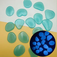 Luminous Glow-in-the-Dark Pebbles for Garden, Aquarium, and Landscaping - 3-4cm