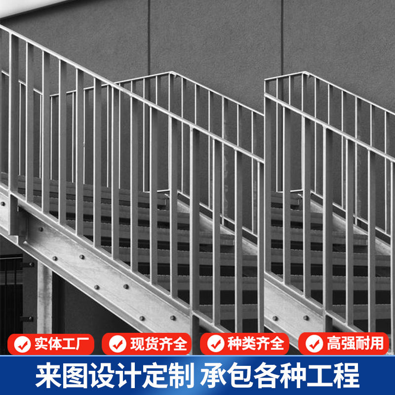 Stainless Steel Outdoor Balcony Railing Post for Stairs and Fences, 304 Grade