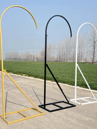 Wedding Aisle Guide Iron Wind Chime Stand with Hook for Crystal Lamps and Shell Decorations