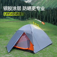 3-5 Person Double Layer Manual Pop-Up Tent for Outdoor Camping, Hiking, and Backpacking