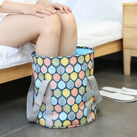 Portable Foldable Foot Bath Basin for Travel and Home Use, Insulated Leg Soaking Tub